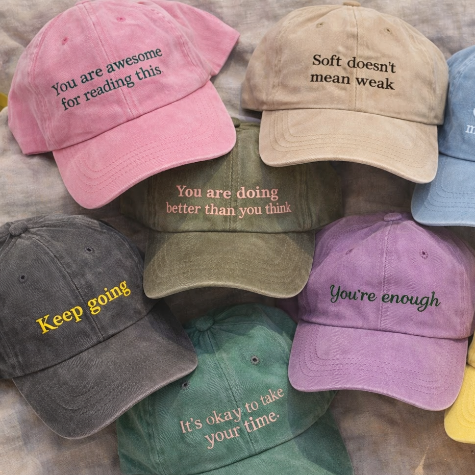 Custom Embroidered Cap (Text)